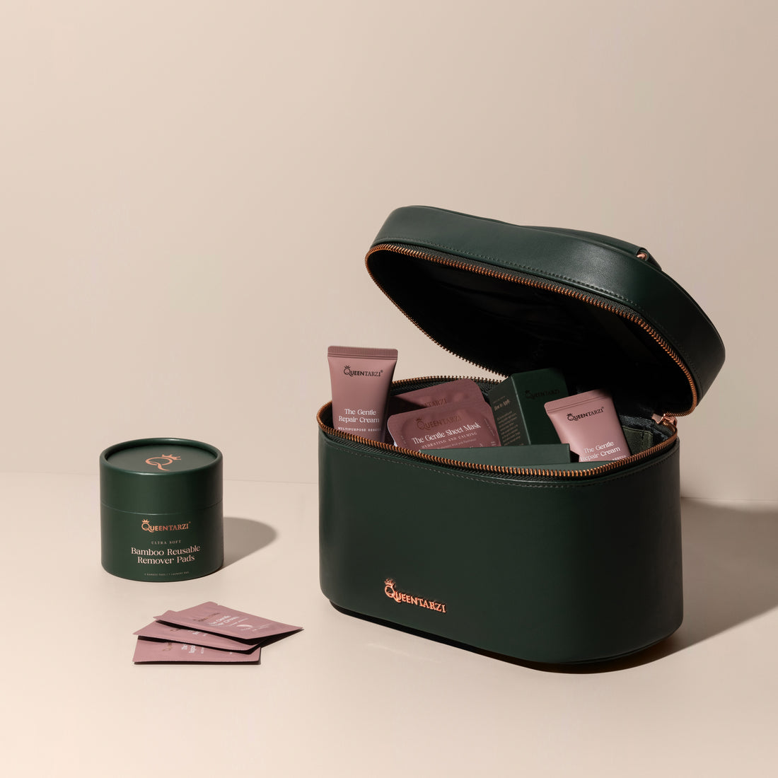 Beauty Case Dark Green