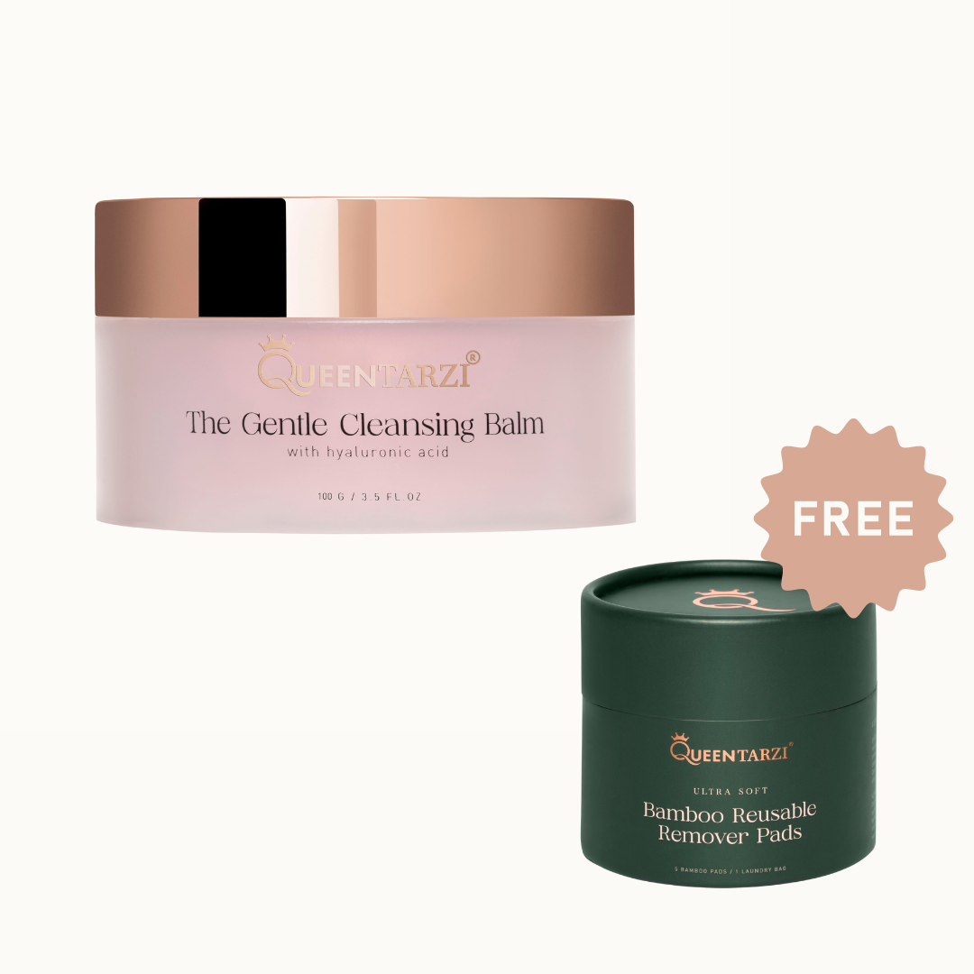 The Gentle Cleansing Balm + Bamboo Reusable Remover Pads