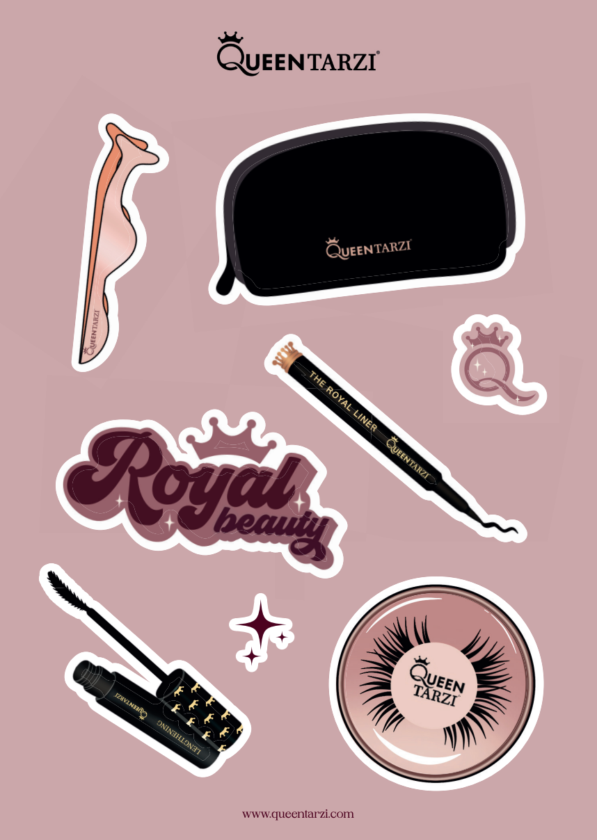 Queen Tarzi Stickervel