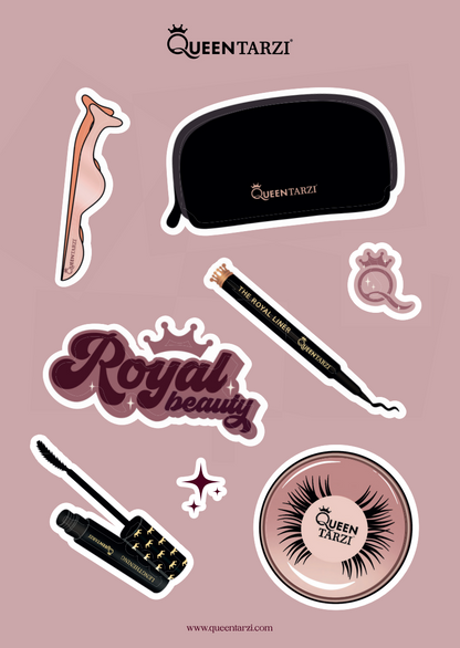 Queen Tarzi Stickervel