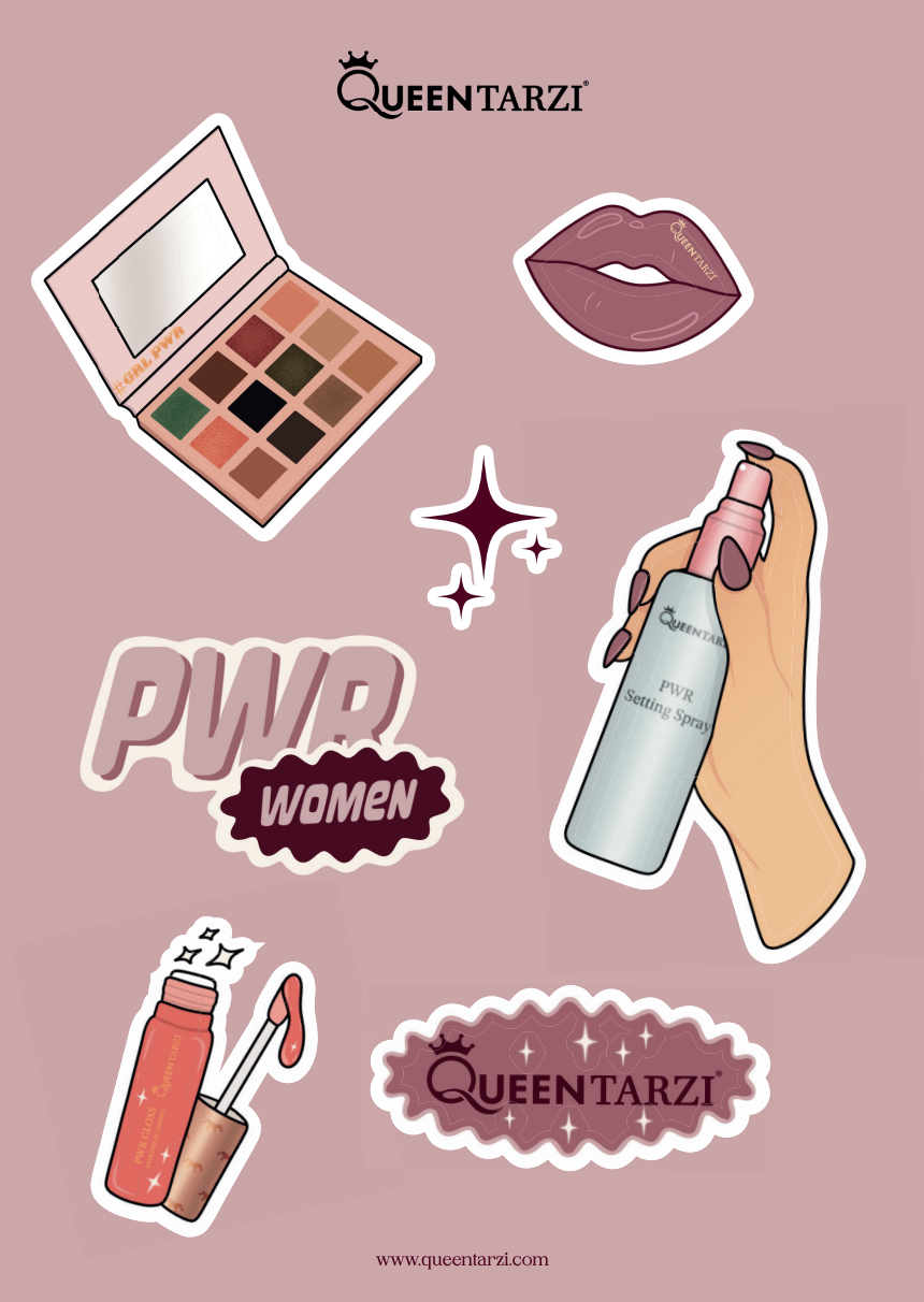 Queen Tarzi Stickervel