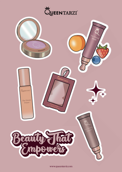 Queen Tarzi Stickervel