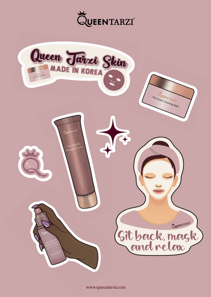 Queen Tarzi Stickervel
