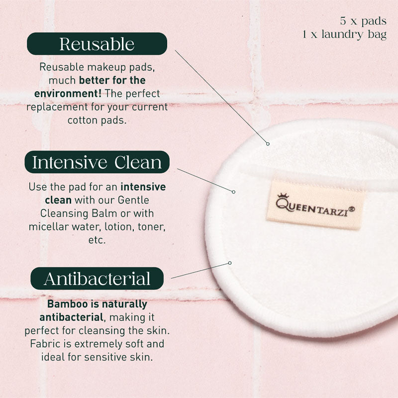 Bamboo Reusable Remover Pads